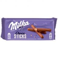 Печиво Milka Ліла Стікс вкрите молочним шоколадом 112 г (7622201137632)