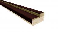 Дверная коробка телескопическая IN WOOD 2070x80 мм шпон коричневый