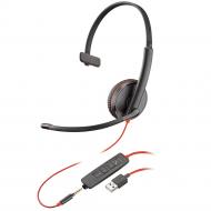 Наушники Plantronics Blackwire C3215 USB-A (mono) black (209746-201)