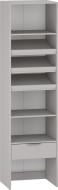 Корпус шкафа Грейд Санта полки с наклоном 2200х600х500 мм кашемир / кашемир