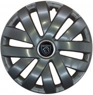 Колпак для колес SJS Peugeot NEW 315 R15" 4 шт. черный