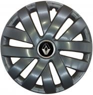 Ковпак для коліс SJS Renault 315 R15" 4 шт. чорний