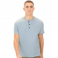 Футболка Camel Active Henley 1/2 Arm 409740-5T04-43 р.XXL голубой