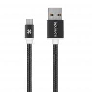 Кабель Promate LinkMate-U2M USB - microUSB 1,2 м черный (linkmate-u2m.black)