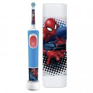 Электрическая зубная щетка Oral-B Pro Kids «Человек-Паук» + Футляр Электрическая зубная щетка Oral-B Pro Kids «Человек-Паук» + Футляр