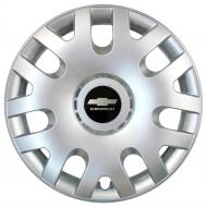 Ковпак для коліс SJS Chevrolet 204 R14" 4 шт. срібний Ковпак для коліс SJS Chevrolet 204 R14" 4 шт. срібний