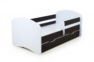 Кровать детская Pondi Лакки 80x190 см нимфея альба/венге магия