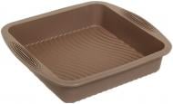 Форма для випікання квадратна Peach&Brown series 26,5х25х5 см коричневий Smart Kitchen by Flamberg