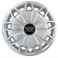 Ковпак для коліс SJS Chery 338 R15" 4 шт. срібний