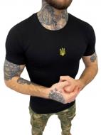 Футболка LOGOS-Tac з COOLMAX з вишивкою Золотий Герб 04-09-00-0003 р.XL black