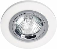 ВИТРИНА! Светильник точечный Estares CR 112 WH/CHR 35 Вт GU5.3 хром/белый