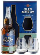 Віскі Glen Moray односолодовий "Glen Moray 12yo" 0,7л +2 бокали 0,7 л