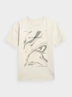 Футболка 4F TSHIRT M617 4FAW22TTSHM617-27S р.XL бежевый