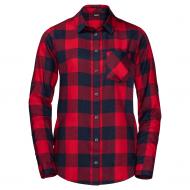 Рубашка Jack Wolfskin HOLMSTAD SHIRT 1402722-7989 р. S красный