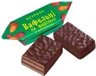 Цукерки ХБФ Вафельні на фруктозі з арахісом 200 г (4820112367893)