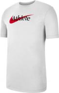 Футболка Nike NK DB TEE SW ATHLETE CW6950-100 р.L бело-красный