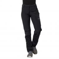 Штани Jack Wolfskin ZENON SOFTSHELL PANTS WOMEN 1505111-6000 р. 38 чорний