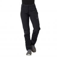 Штани Jack Wolfskin ZENON SOFTSHELL PANTS WOMEN 1505111-6000 р. 42 чорний