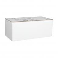 Тумба підвісна A Kids KIOTO білий мат зі стільницею Loreal Blue 100 см