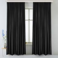 Штора-блэкаут 160х270 см черная KT 817-32 Velvet House