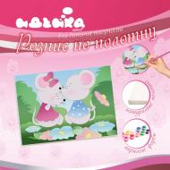 Холст с контуром Счастливые мышата Идейка