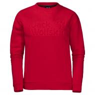 Світшот Jack Wolfskin WINTER LOGO SWEATSHIRT W 1707811-2505 р. M червоний