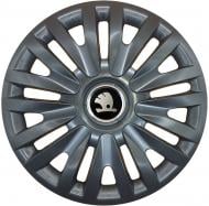 Ковпак для коліс SJS Skoda 412 R16" 4 шт. чорний