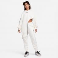 Джемпер Nike W NSW TCH FLC OS ASYM HDY FN7123-110 р.XL бежевый Джемпер Nike W NSW TCH FLC OS ASYM HDY FN7123-110 р.XL бежевый