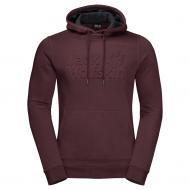 Джемпер Jack Wolfskin WINTER LOGO HOODY M 1708021-2201 р. S бордовый