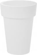 Горшок пластиковый Prosperplast Lofly slim круглый 4,8 л белый (70705-449)