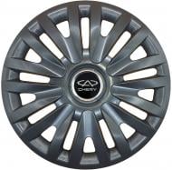 Колпак для колес SJS Chery 412 R16" 4 шт. черный