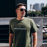 Футболка LOGOS с белой надписью Ukrainian 04-09-00-0023 р.XL хаки Футболка LOGOS с белой надписью Ukrainian 04-09-00-0023 р.XL хаки