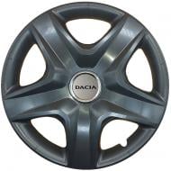 Ковпак для коліс SJS Dacia 418 R16" 4 шт. чорний