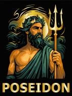 Картина за номерами Посейдон 30х40 см Brushme Картина за номерами Посейдон 30х40 см Brushme