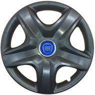 Колпак для колес SJS Fiat (синий) 418 R16" 4 шт. черный