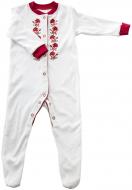 Чоловічок Зіронька р.62 білий із червоним 602-101