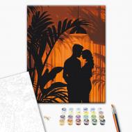 Картина за номерами Тіні закоханих 40х50 см Brushme Картина за номерами Тіні закоханих 40х50 см Brushme