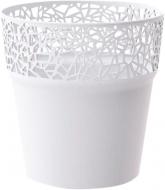 Кашпо пластиковое Prosperplast Tree круглый 1,8 л белый (78995-449)
