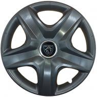 Колпак для колес SJS Peugeot NEW 418 R16" 4 шт. черный