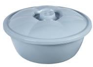 Миска Stars Plast кругла з кришкою сіра 7 л Миска Stars Plast кругла з кришкою сіра 7 л