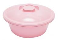 Миска Stars Plast круглая с крышкой розовая 2,7 л Миска Stars Plast круглая с крышкой розовая 2,7 л