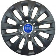 Колпак для колес SJS Fiat (синий) 429 R16" 4 шт. черный
