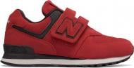 Кросівки для дівчаток New Balance 574 YV574EO р.28 червоні