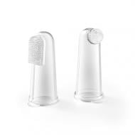 Зубная щетка-массажер Babyono на палец 2 шт. мягкая 2 шт.