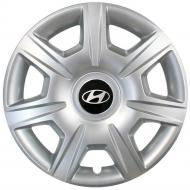 Колпак для колес SJS Hyundai 327 R15" 4 шт. серебряный