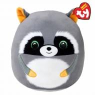 Мягкая игрушка-подушка TY Squish-a-boos Енот Sneaky серый 39285