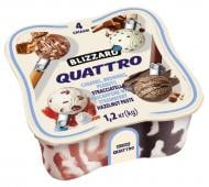 Мороженое Blizzard КВАТРО 4 Вкуса 1,2 кг