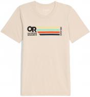 Футболка Outdoor Research OR QUADRISE SENIOR LOGO T-SHIRT 301016-1160 р.L бежевый