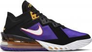 Кроссовки мужские Nike LEBRON XVIII LOW CV7562-003 р.46 черные с фиолетовым