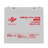 Батарея акумуляторна для ДБЖ LogicPower LPM-GL 12V - 45 Ah гелева